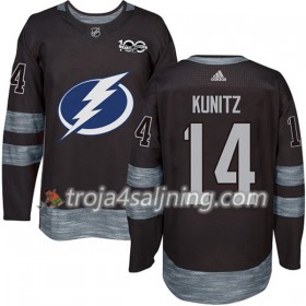 Tampa Bay Lightning tröja Chris Kunitz 14 1917-2017 100th Anniversary Adidas Svart Authentic - NHL Tröjor Herr